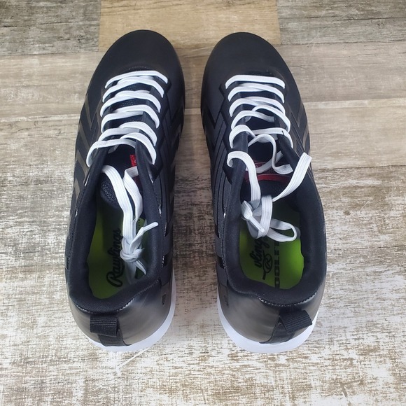 Rawlings Savage Low Mens Shoes Sz 13 D Black Academy Sports Baseball Cleats main image 7